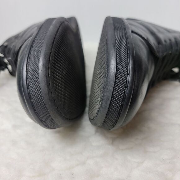 Authentic Louis Vuitton Mens Size 9 Black Leather High Top Sneakers MS 1103 - Picture 12 of 12